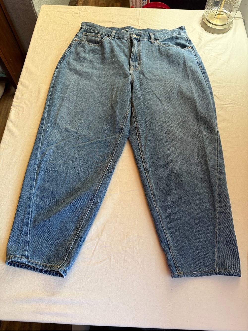 Old Navy Men's Relaxed Light Blue Denim Jeans